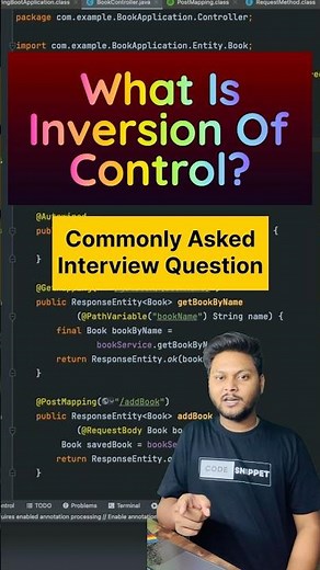 Inversion Of Control In #springframework #java8 #programming #springboot