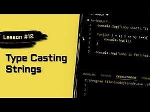JavaScript For Beginners #12 | Type Casting String