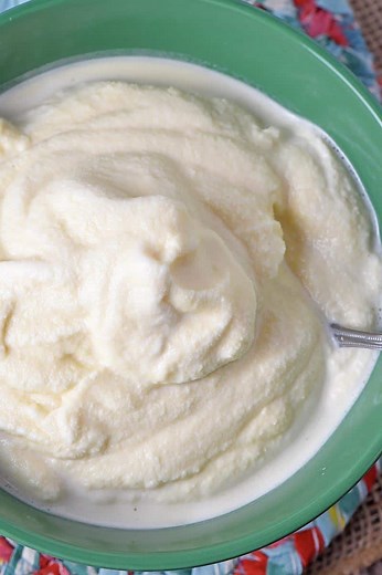 Old Fashioned Homemade Vanilla Ice Cream Recipe