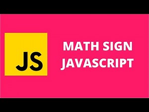 Math Sign JavaScript