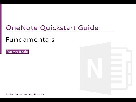 OneNote Tutorial - Fundamentals. Great for Evernote Users