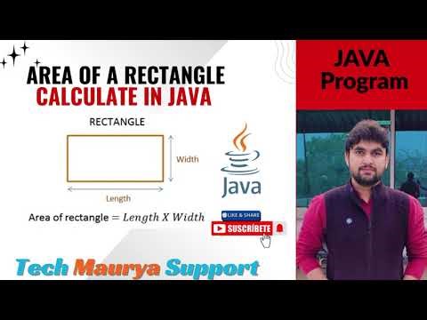Area of Rectangle in Java | Java Program for Beginners | Simple & Easy