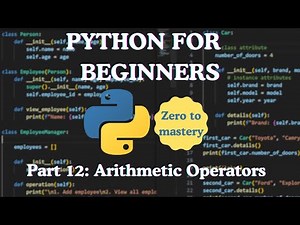 Python for Beginners — Part 12: Arithmetic Operators