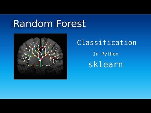 Random Forest Method for Classification in Python -sklearn