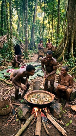 Giant Python Soup 🔥 Tribal Jungle Feast
