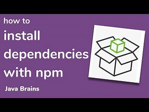 Installing and using libraries with npm - Node.js Basics [14] - Java Brains