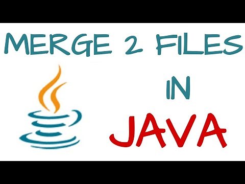 Merge two files in Java using sequence input stream| File handling in java tutorial