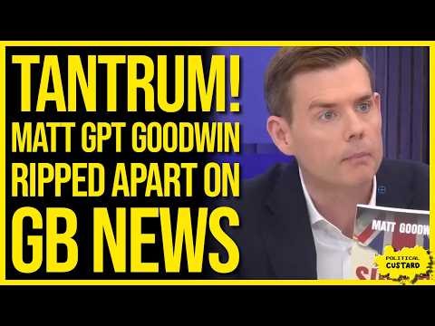 TANTRUM! Matt Goodwin Getting Stroppy About Sloppy Writing & Using Chat GPT To Write His Book!