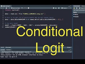 Conditional Logistic Regression in R (Introduction and Walkthrough)