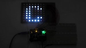 Scrolling Text Display on 8x8 LED Matrix using Arduino