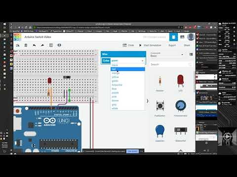 Basic Arduino Slideswitch in TInkerCAD