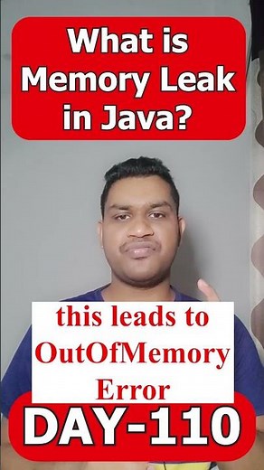 What is a Memory Leak in Java? #java #interview #interviewtips