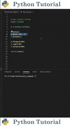 How To Create Graphics With Turtle | Python Tutorial