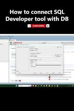 How to Connect SQL Developer to a Database Short #oracledatabasetutorial #sqlbeginner #sqltutorial