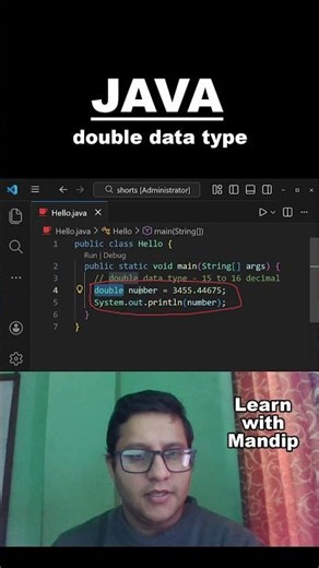 Double Data Type in Java! 💰