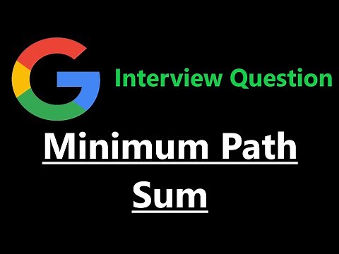 Minimum Path Sum - Dynamic Programming - Leetcode 64 - Python