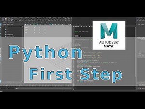 Python Script First Step - Autodesk Maya Tutorial for beginners