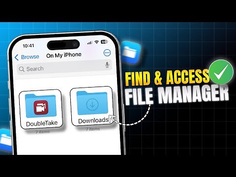 How to Find and Access the File Manager on iPhone | Where to See Downloaded Files on iPhone