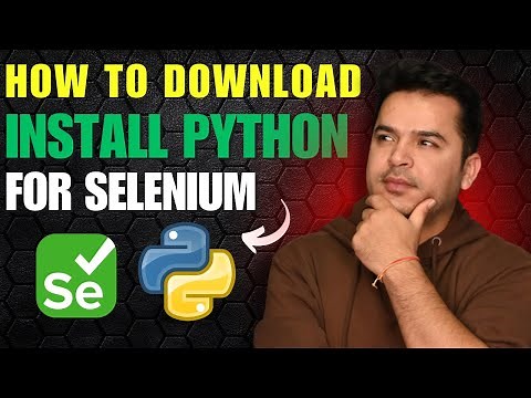 #1 How to Download and Install Selenium for Python on Windows