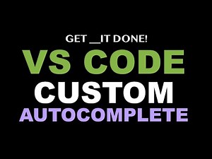 Visual Studio Code - Custom Autocomplete Snippets