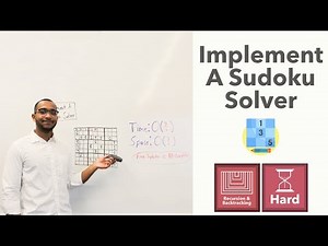 Implement A Sudoku Solver - Sudoku Solving Backtracking Algorithm ("Sudoku Solver" on LeetCode)