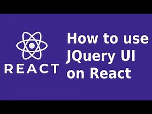 React JS - How to use jQuery UI on React