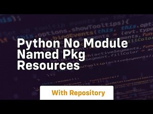 python no module named pkg resources