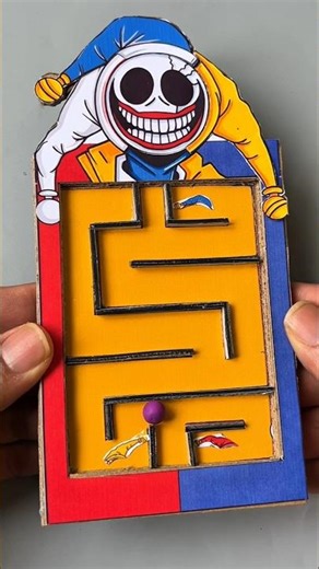 poppy palaytime the prototype amazing cardboard pinball maze game #poppyplaytime