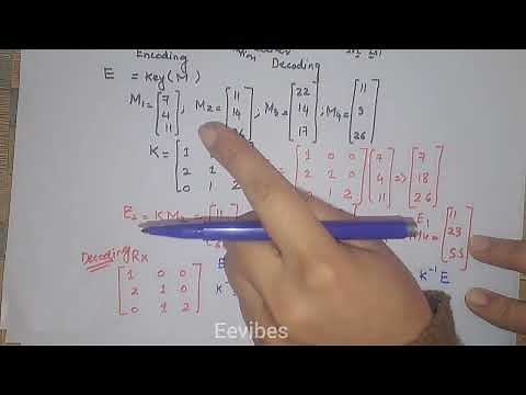 Application of Linear Algebra: Encoding and Decoding with Example #encryption #decryption