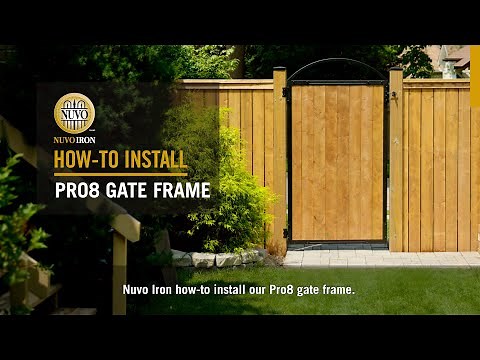 How- to Install: Pro Gate Frame (PRO8) | Nuvo Iron