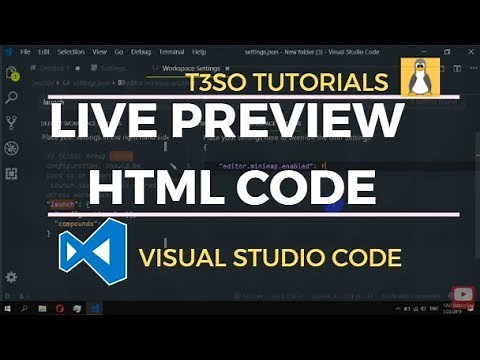 Live preview HTML code in browser with Visual Studio Code