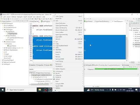 Selenium Cucumber BDD Framework with Java and TestNG - Page Object Model | POM