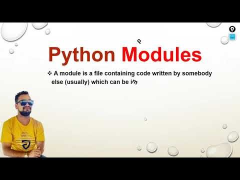 Python Session 10 Python Modules