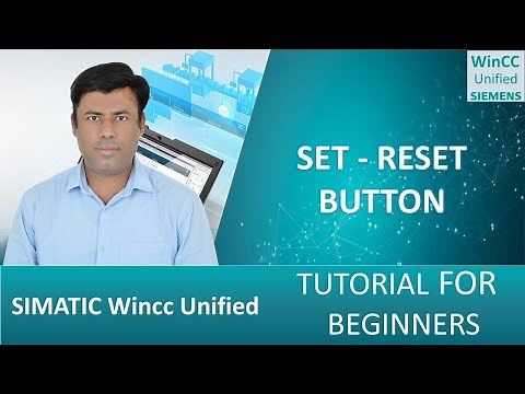 5-WinCC Unified V20: How to Configure Set & Reset Buttons (With & Without Script)
