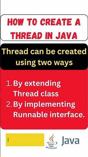 How to create a thread in Java | Java Programming language