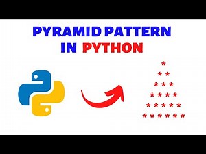 Print stars in pyramid shape | Triangle | Python Patterns | Pyramid pattern |