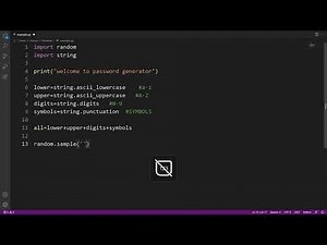 Random Password Generator in Python | Generate Random Password Using Python
