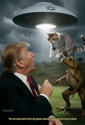 Trump Can’t Believe It 😲🐸🐾 | Cat from Another Planet