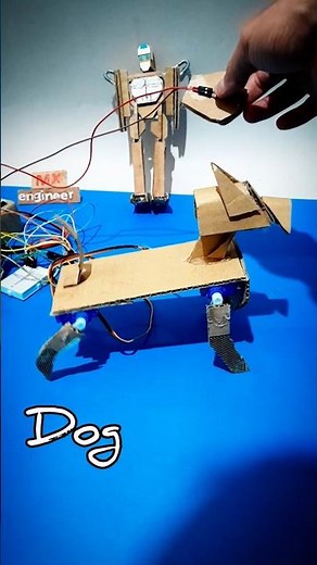 dog robot arduino/ handmade project robot stem school