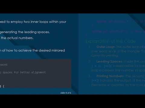 How to Create a Mirrored Triangle Pattern with Java