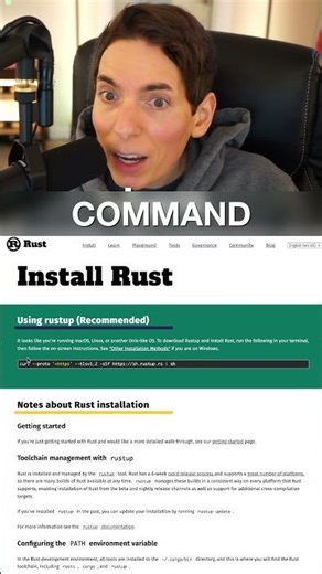 Install Rust on Windows