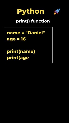 1. print() function in Python #coding #datascience
