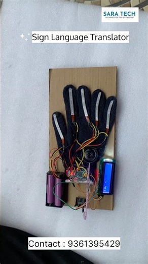 Sign Language Translator using Arduino Nano || Sara Tech #arduino #arduinoproject #arduinonano