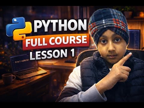Python Full Course for Beginners | Lesson 1 – Start Coding Today