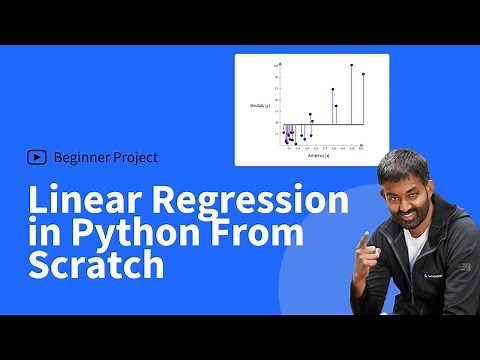 Linear Regression Algorithm In Python From Scratch [Machine Learning Tutorial]
