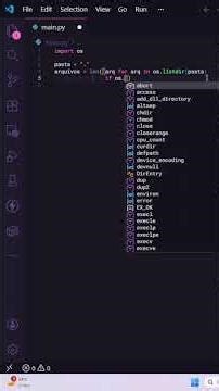 TRUQUE PYTHON PARA CONTAR ARQUIVOS #python #tutorial #coding