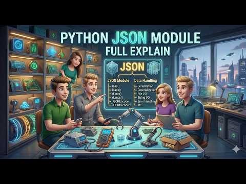 JSON Module in python: The Complete Guide (One Video)