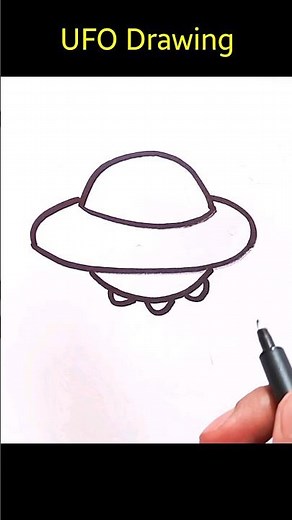 Ufo 🛸👾 Drawing #shorts #shortsfeed #ufo