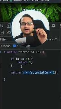 Javascript Recursive function #shorts #javascript