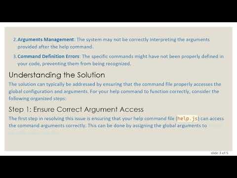 Resolving Discord.js Help Command Issues